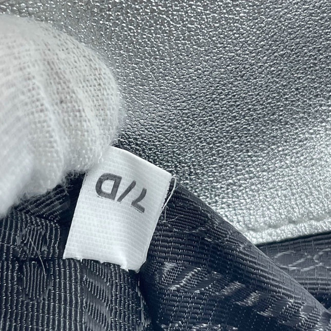 Sold Prada Cleo Flap Silver Leather Shoulder bag