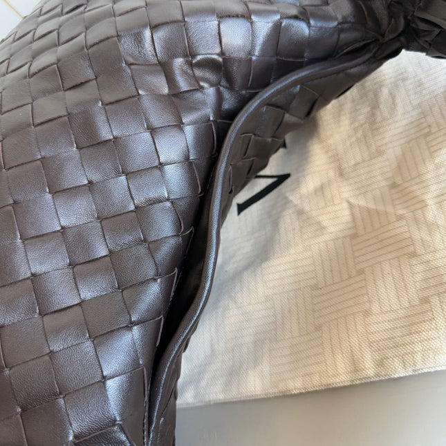Bottega Veneta Hop Hobo Small Medium Leather Chocolate Brown
