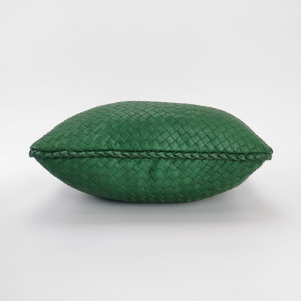Bottega Veneta Veneta Hobo Green Intrecciato Leather Medium 40cm