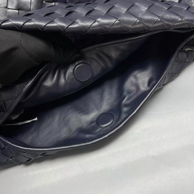 Bottega Veneta Hop Large Leather Navy Hobo Bag 55cm