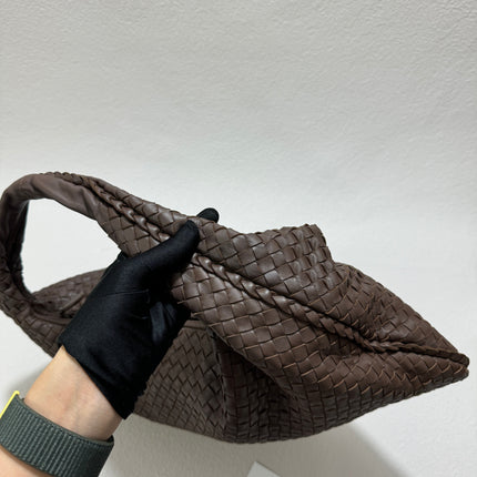 Sold Bottega Veneta Hobo Bag Large Milk Chocolate Brown Lambskin leather 47cm