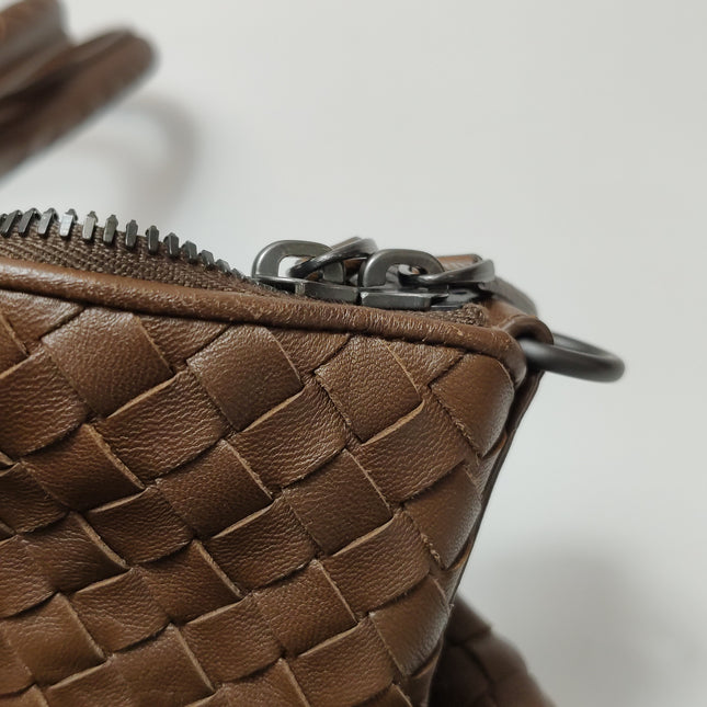 Bottega Veneta Maxi Convertible Tote Dark Chocolate Brown Leather 50cm