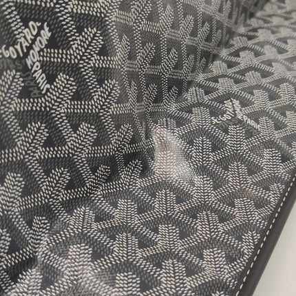 Goyard Anjou PM Medium Tote Grey Reversible leather lining