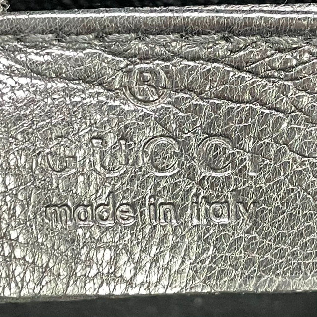 Gucci Horsebit 1955 Chain Large Black Leather and Patent Leather Shoulder Bag