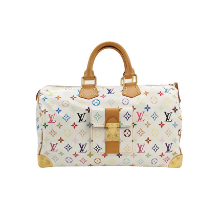 Louis Vuitton x Takashi Murakami Speedy 40 White Multicolor