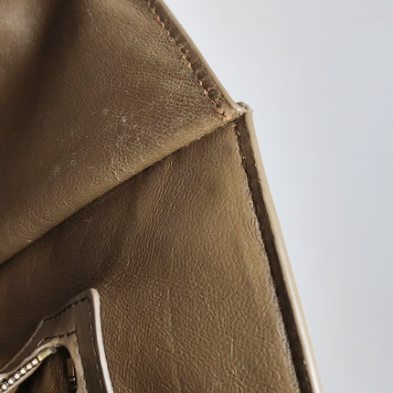 Celine Phantom Mini Dark Brown Suede Leather 30cm