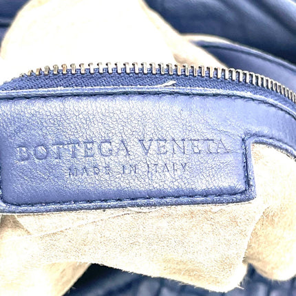 Bottega Veneta Belly Hobo Intrecciato Leather Navy Large 45
