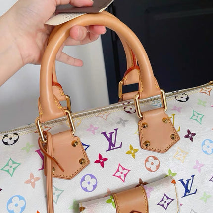 Louis Vuitton x Takashi Murakami Speedy 40 White Multicolor