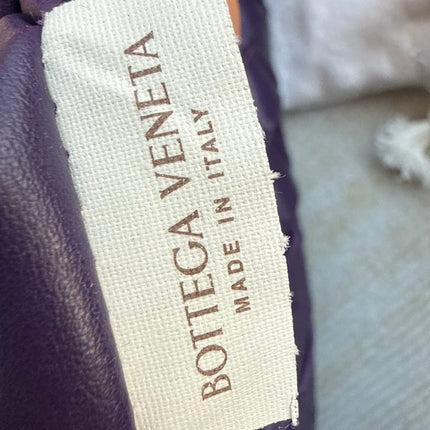 Bottega Veneta Jodie Small Purple Intrecciato Leather Gold Hardware