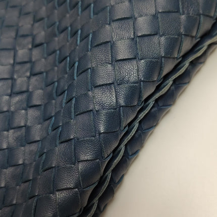 Bottega Veneta Veneta Hobo Maxi Navy Intrecciato Leather 51cm