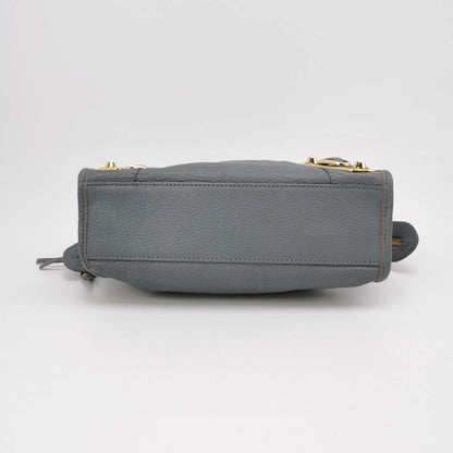 Sold Balenciaga City Bag Grey with Gold hardware Mini Crossbody Bag