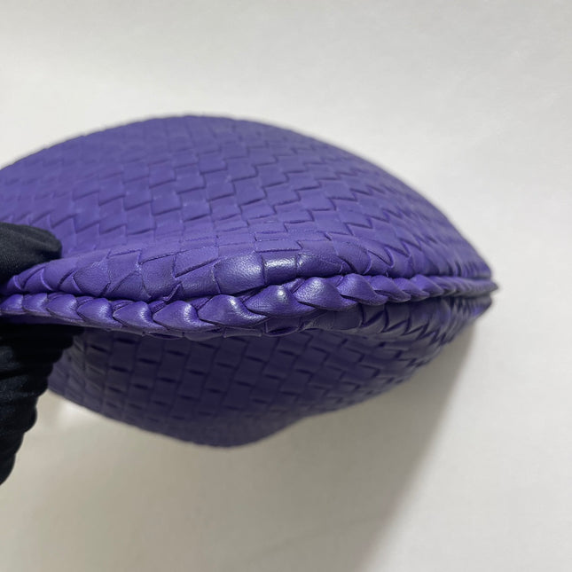Sold Bottega Veneta Hobo Bag Large Leather Purple 47cm