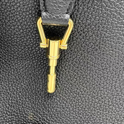 Gucci Jackie 1961 Black Large Pebbled Leather Shoulder Bag with Strap