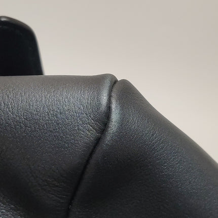 Prada Aimée Black Large Calfskin Leather Shoulder Bag