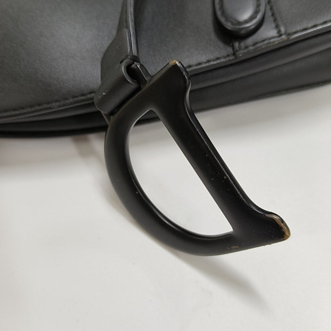 Dior Saddle So Black Medium Calfskin Leather Bag, 2019