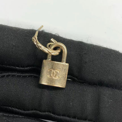 Chanel Padlock Gold-tone Earrings