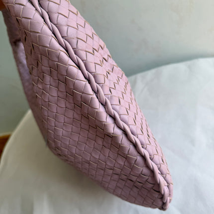 Bottega Veneta Hobo Bag Lambskin leather Lilac Purple Large 47cm