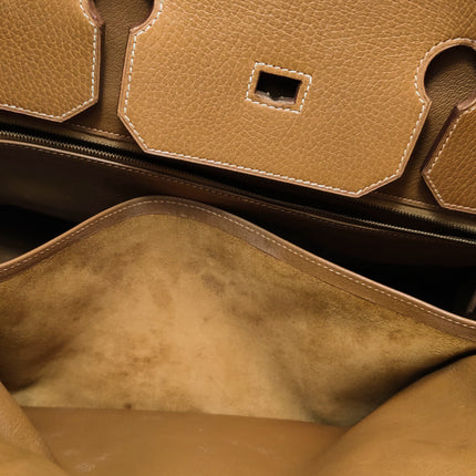 Hermes Birkin 40 Gold TC Clemence Leather Gold Hardware 1994