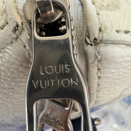 Louis Vuitton Keepall XS Blue Watercolor Leather and PU Crossbody Bag