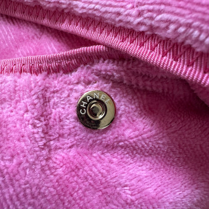 Chanel Coco Beach Quilted Hobo Pink Soft Cloth 2023