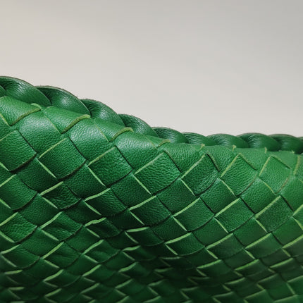 Bottega Veneta Veneta Hobo Green Intrecciato Leather Medium 40cm