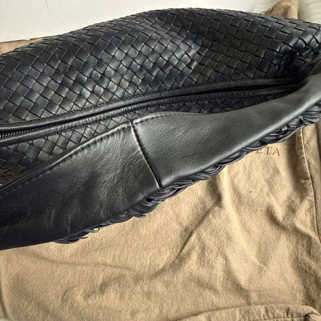 Bottega Veneta Hobo Maxi Midnight Navy Black leather 50cm