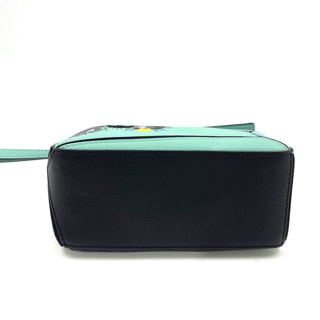 Loewe x Studio Ghibli Collection Susuwatari Mini Puzzle Green Crossbody Bag