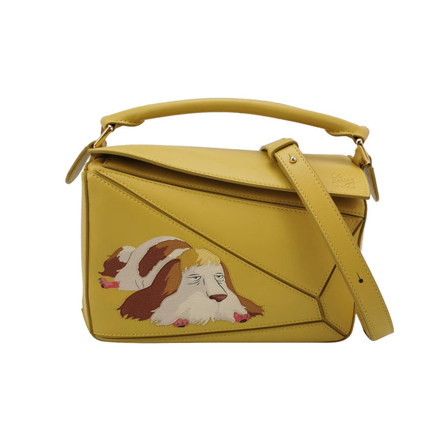 Loewe x Howl's Moving Castle Studio Ghibli Puzzle Small Yellow Dog