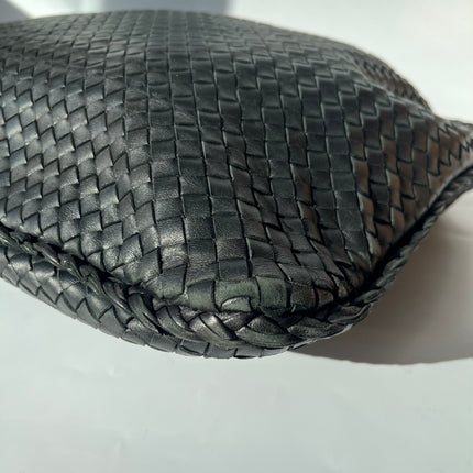 Bottega Veneta Veneta Hobo Maxi Black Leather 51cm