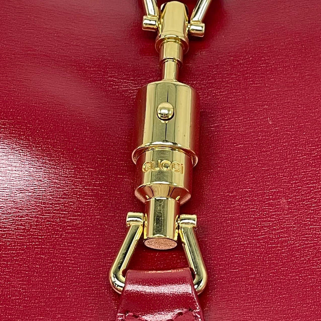 Gucci Jackie 1961 Red Leather Bag Small Shoulder Bag NEVER WORN