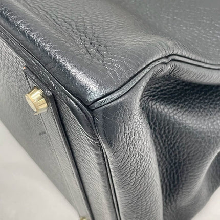 Hermes Birkin 40 Black Togo Leather Gold Hardware 2001