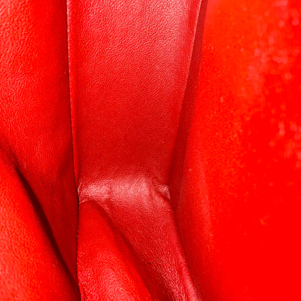 Chanel Classic Flap Burgundy Lambskin Leather Gunmetal Grey HW, 2011-2012