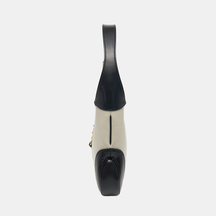 Gucci Jackie 1961 Small Black and White Leather Bag
