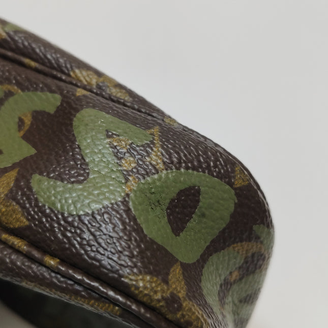 Louis Vuitton x Stephen Sprouse Green Graffiti Monogram Pochette Accessoire