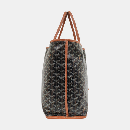 Goyard Anjou PM Medium Tote Brown Reversible Leather Lining