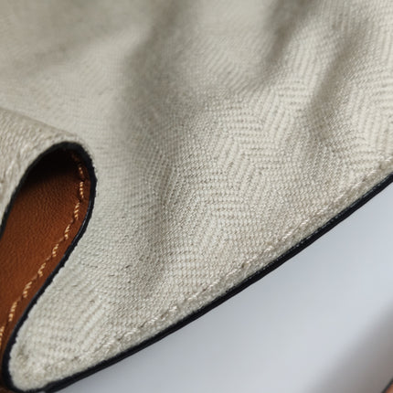 Loewe Hammock Small Brown Leather Knit Top Handle Crossbody Bag