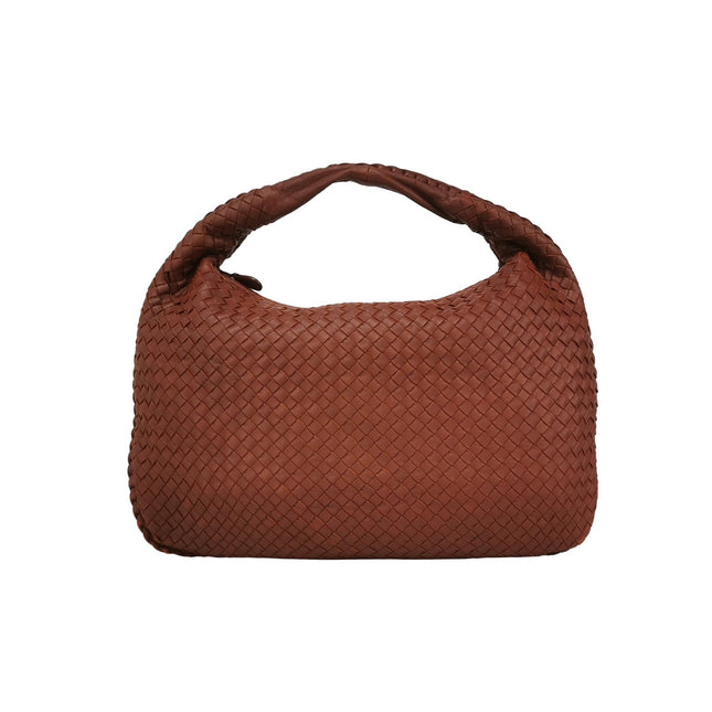 Bottega Veneta Hobo Bag Lambskin leather Brick Red 47cm-Luxbags