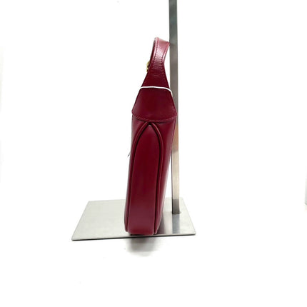 Gucci Jackie 1961 Mini Red Burgundy Leather Bag No Strap