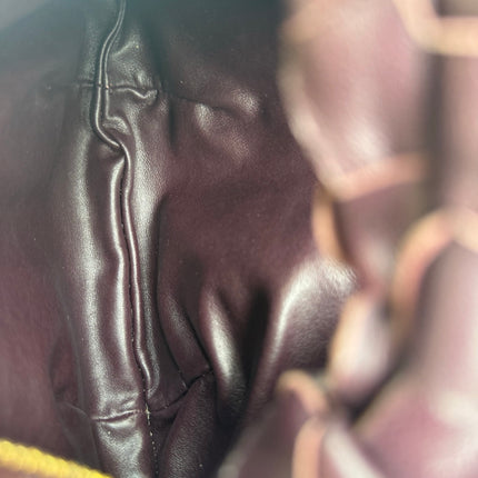 Bottega Veneta Jodie Mini Dark Burgundy Wine Leather