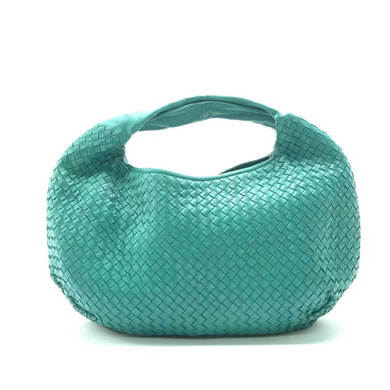 Bottega Veneta Belly Hobo Intrecciato Green Nappa Leather Medium-Luxbags