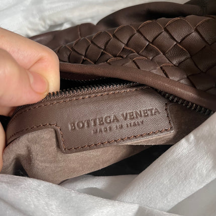 Sold Bottega Veneta Hobo Bag Large Milk Chocolate Brown Lambskin leather 47cm