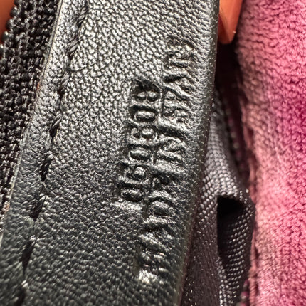 Loewe Amazona 19 Mini Handbag in Purple Velvet with Crystal Logo