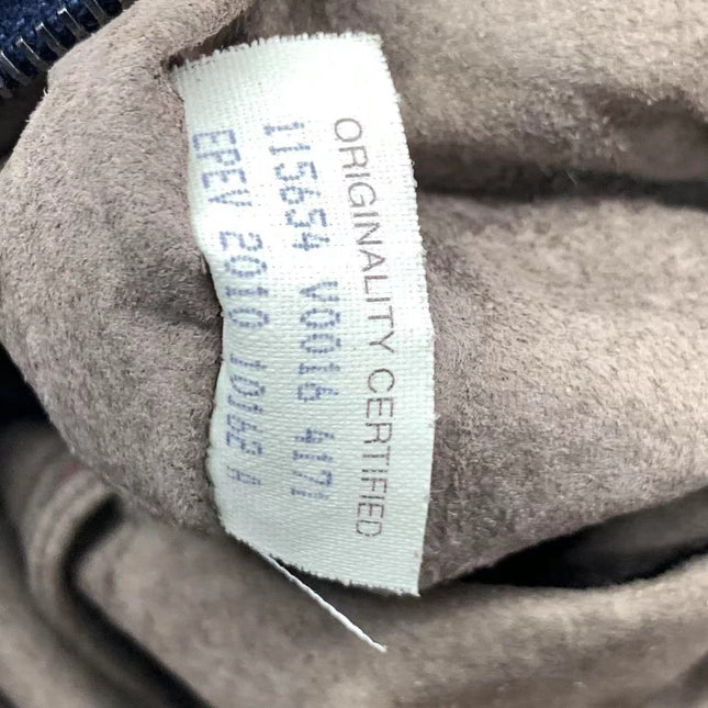 Sold Bottega Veneta Veneta Hobo Medium Navy Intrecciato Leather Bag