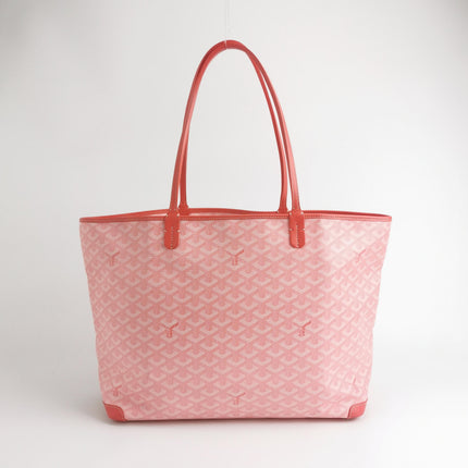 Goyard Artois Tote PM Medium Pink With Zipper and Reinforced Corners 2018