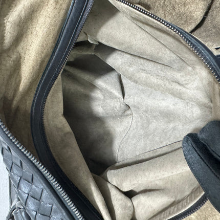 Sold Bottega Veneta Maxi Convertible Tote Bag Hobo Black Leather Two-way Carry 50cm