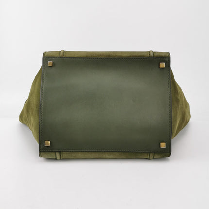 Celine Green Phantom Mini Green Suede Leather 30cm