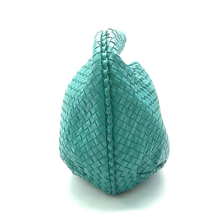 Sold Bottega Veneta Belly Hobo Intrecciato Green Nappa Leather Medium