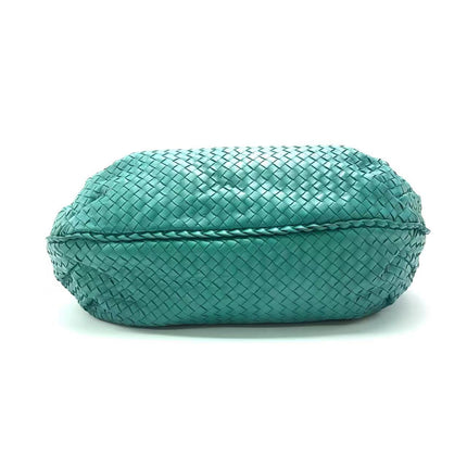 Sold Bottega Veneta Belly Hobo Intrecciato Green Nappa Leather Medium