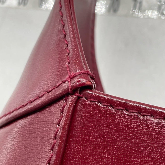 Sold Gucci Jackie 1961 Red Leather Bag Small with Adjustable Strap