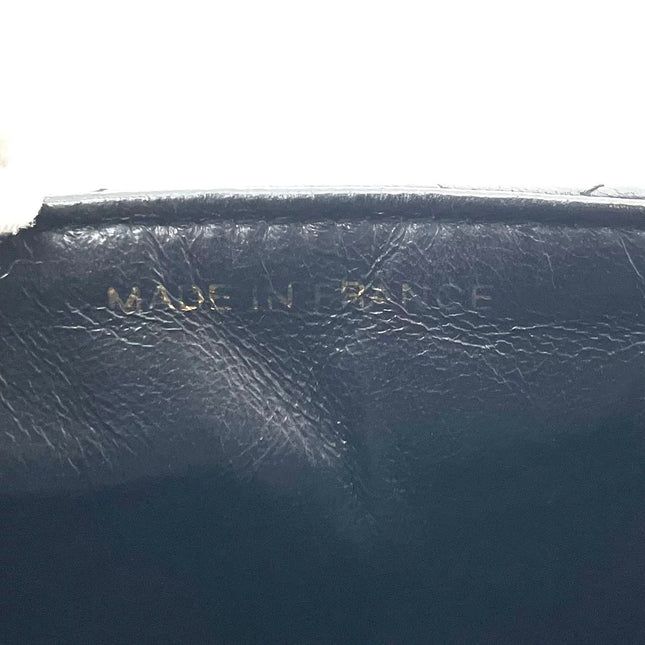 Chanel Jumbo Double Sided Classic Flap Black Lambskin Leather 24k Gold Hardware Handbag